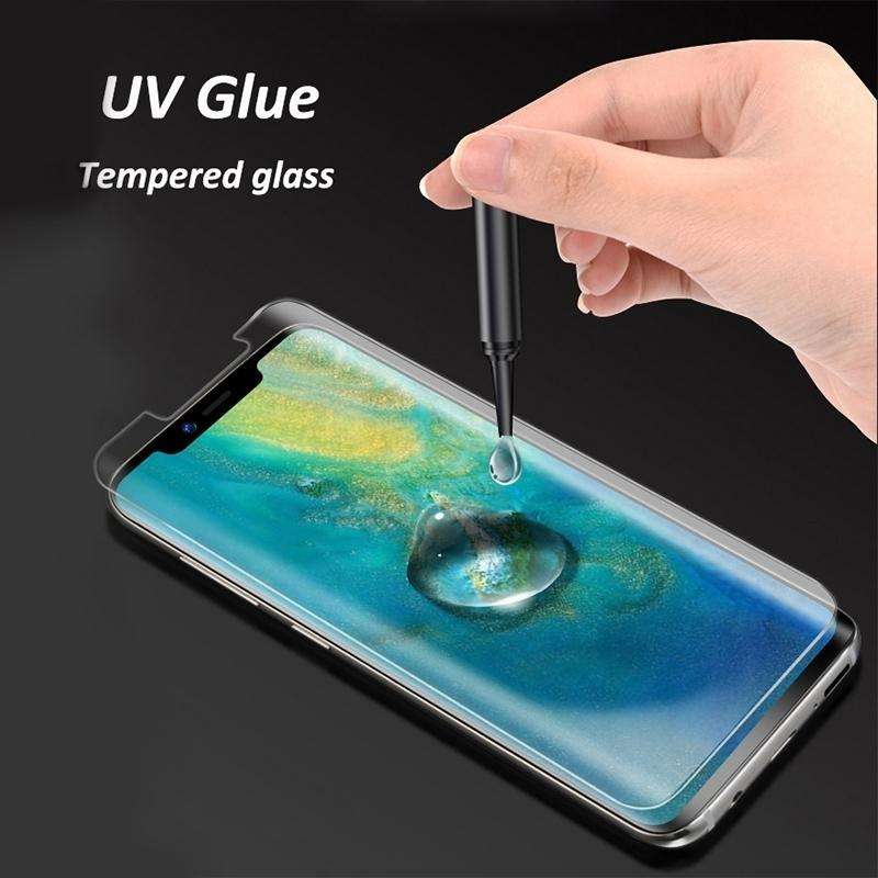 For Xiaomi Mi 11 UV Liquid Curved Full Glue Tempered Glass Film