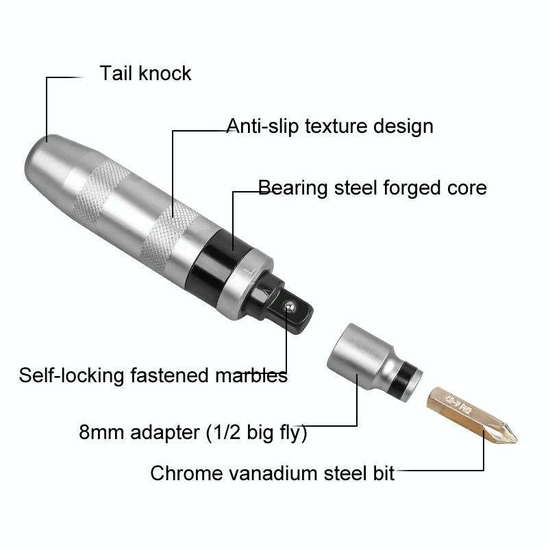 8 In 1 Impact Screwdriver Socket Set for Rusty Stubborn Screws