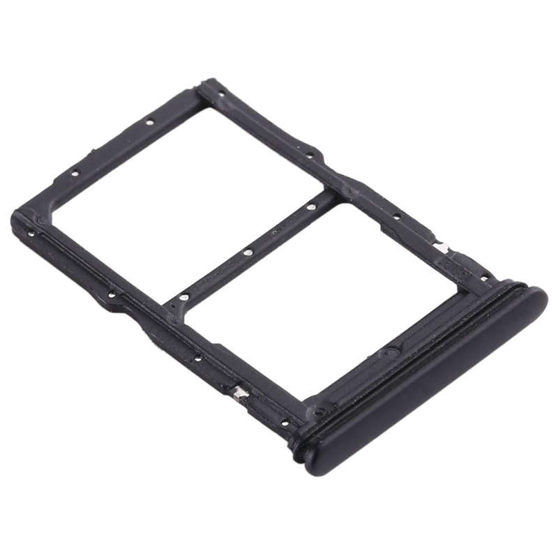 SIM Card Tray + NM Card Tray for Huawei Honor 30S / Nova 7 SE (Black)