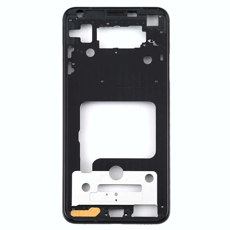 Front Housing LCD Frame Bezel Plate for LG V35 ThinQ (Black)