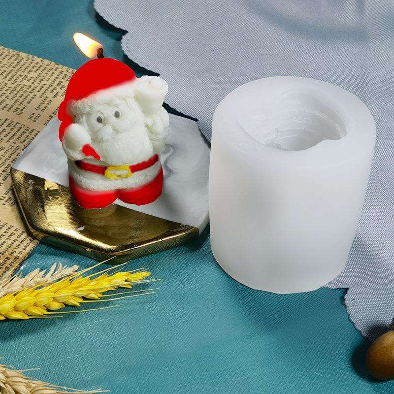 DIY Christmas Candle Aromatherapy Gypsum Silicone Mold, Shape: Origami Christmas Tree