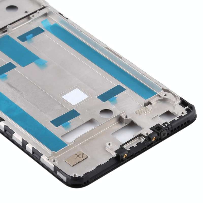 Middle Frame Bezel Plate for Nokia 3.1 Plus TA-1118 TA-1104 TA-1125 TA-1117 TA-1113 TA-1115 (Black)