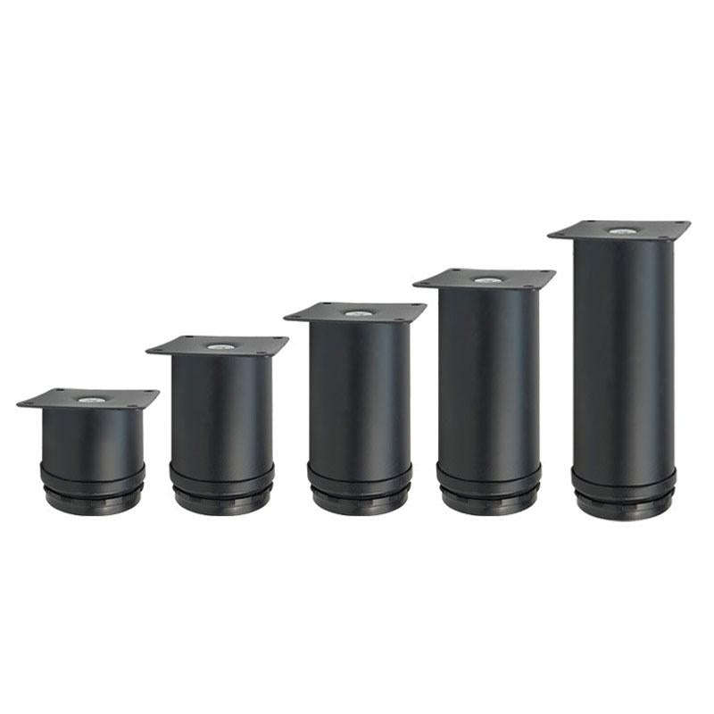 LH-OU050 Thickened Stainless Steel Furniture Support Legs, Height: 12cm(Matte Black)