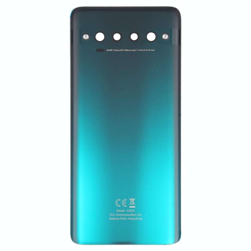 Original Battery Back Cover for TCL 10 Pro T799B T799H(Green)