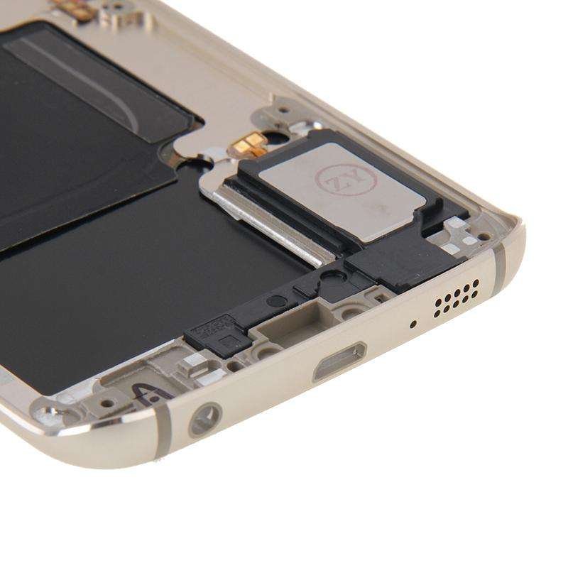 For Galaxy S6 Edge / G925 Full Housing Cover (Back Plate Housing Camera Lens Panel + Battery Back...