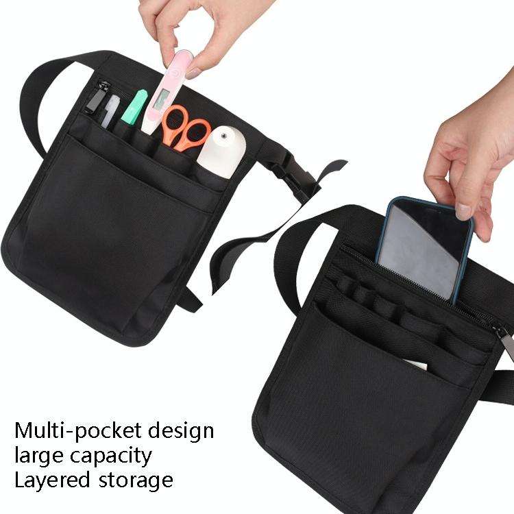 Nurse Tools Pockets Medical Staff Universal Storage Bag(Pink)