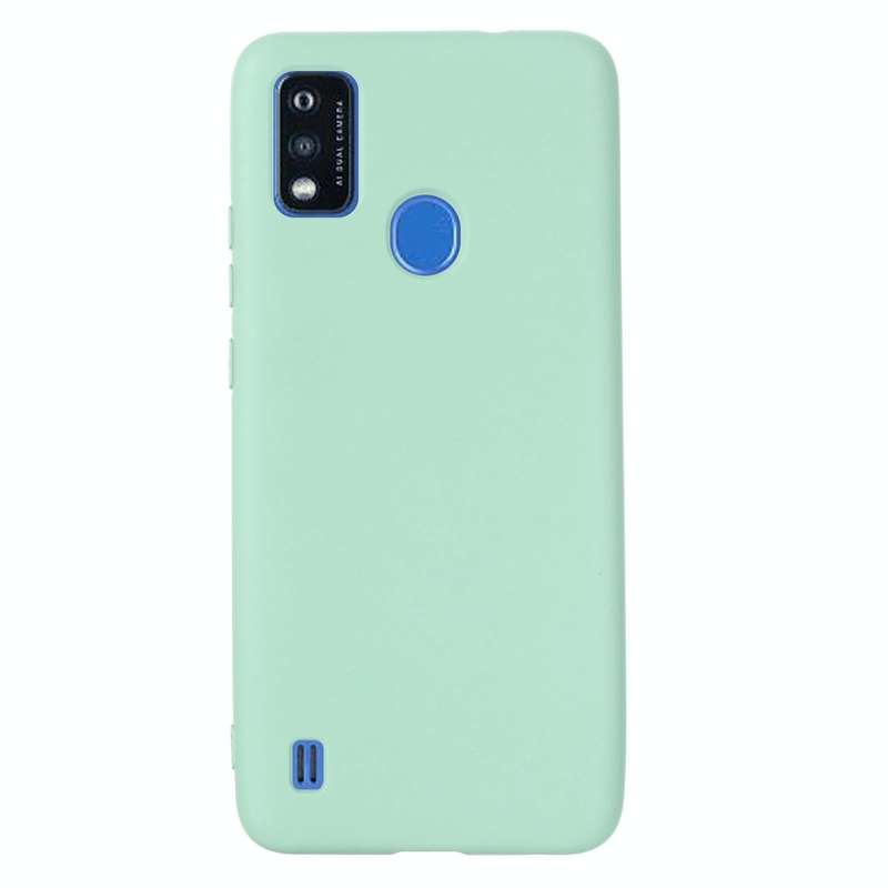 For ZTE Blade A51 2021 Pure Color Liquid Silicone Shockproof Full Coverage Phone Case(Green)