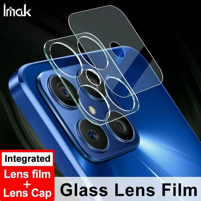 For Honor X8 2022 imak Integrated Rear Camera Lens Tempered Glass Film with Lens Cap