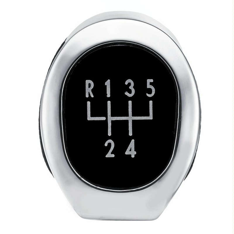 Car 5-speed Matte Silver Gear Shift Lever Knob for BMW