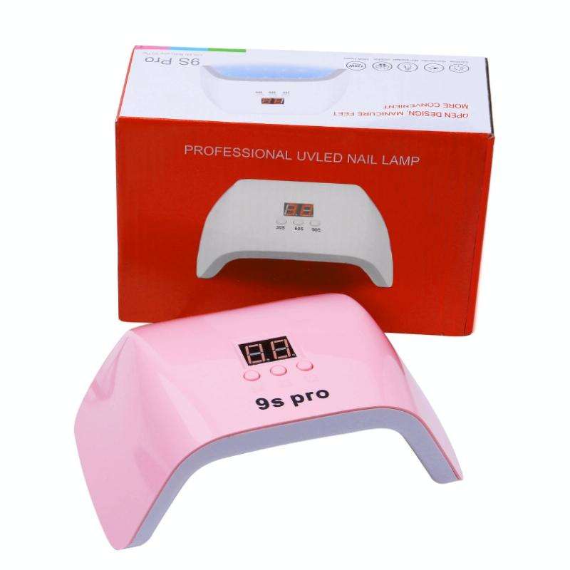 9S Pro 120W Dual Light Source Phototherapy Machine Smart Nail Lamp(White)
