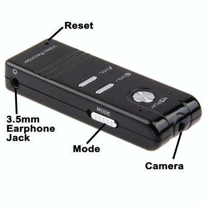 Digital Voice Recorder MP3 Player with 4GB Memory, Support Camera, TF Card, Built in rechargeable...