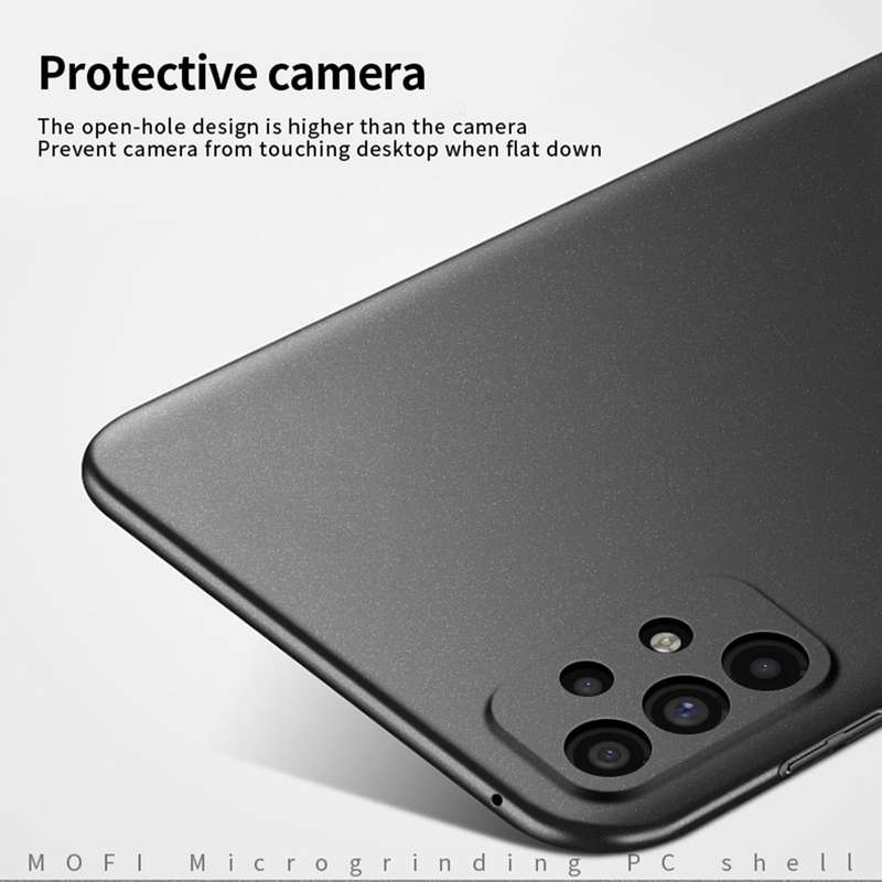 For Samsung Galaxy A73 5G MOFI Fandun Series Frosted PC Ultra-thin All-inclusive Phone Case(Blue)