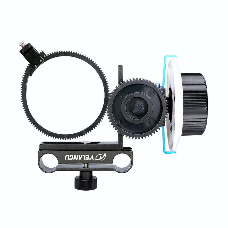 YELANGU F0 Camera Follow Focus with Gear Ring Belt for Canon / Nikon / Video Cameras / DSLR Camer...