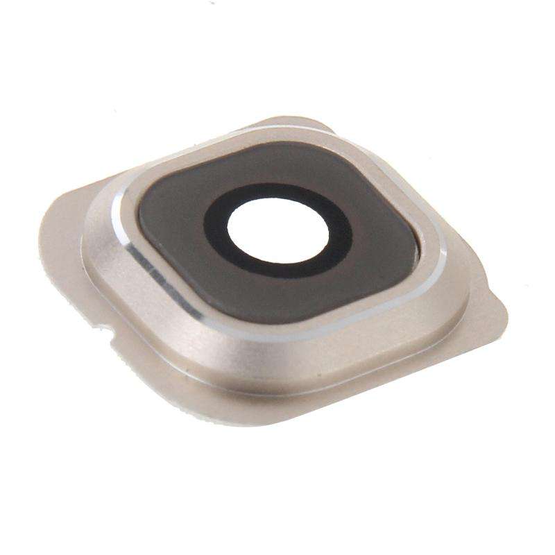 For Galaxy S6 Edge / G925 10pcs Camera Lens Cover with Sticker (Gold)