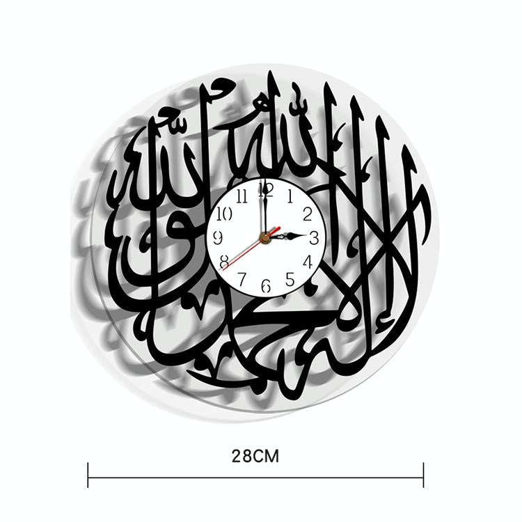 TM028 Acrylic Mute Art Watch Home Decoration Wall Clock(Indian)