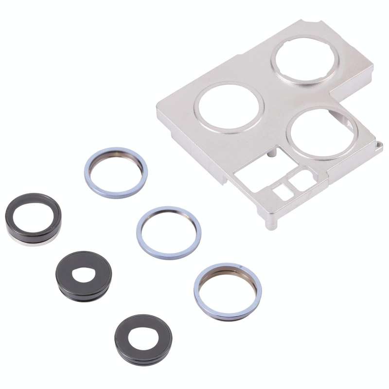 Camera Lens Cover With Retaining Bracket for iPhone 13 Pro(Sierra Blue)