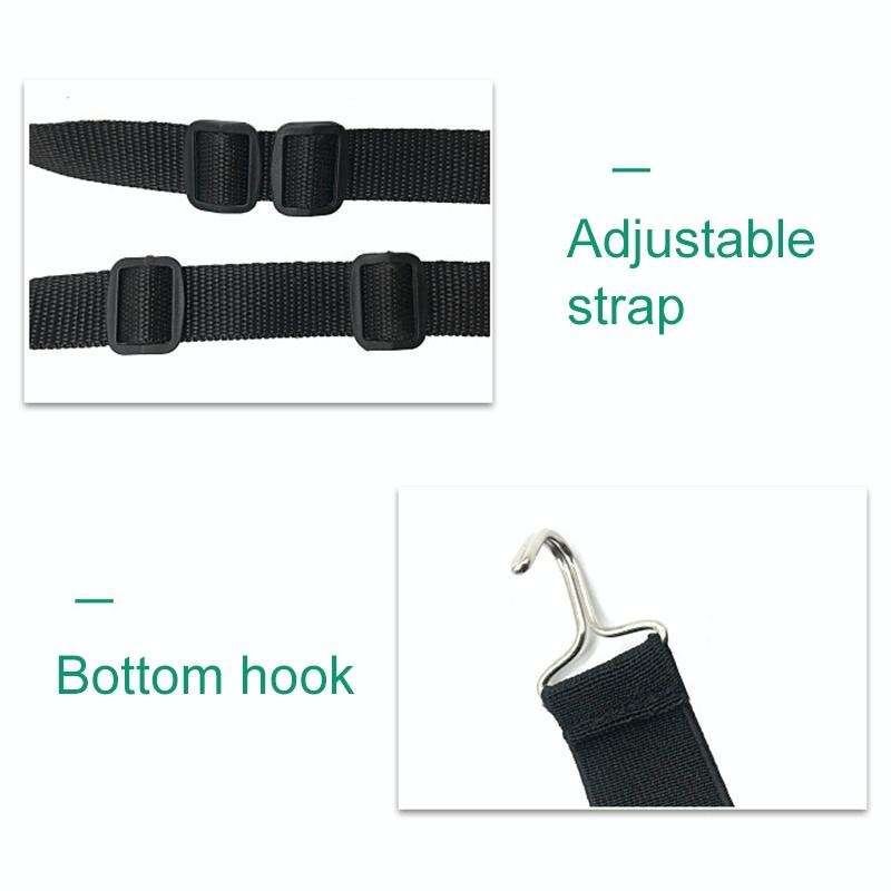 Car Front Seat Hanging Bag Paper Towel / Water Cup Storage Bag(Black)