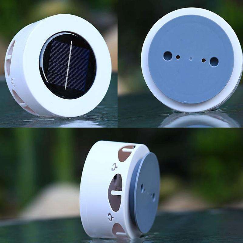 Solar Outdoor Flower Pattern Wall Light Garden Landscape(White Light)