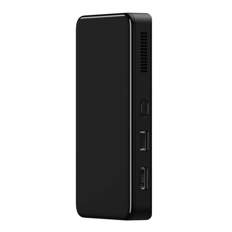 S90 DLP Android 9.0 1GB+8GB 4K Mini WiFi Smart Projector, Power Plug:UK Plug(Black)
