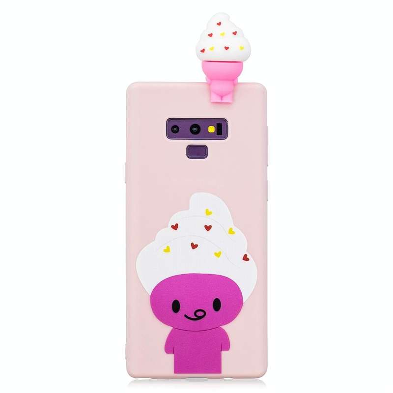 For Galaxy Note 9 Shockproof Cartoon TPU Protective Case(Ice Cream)