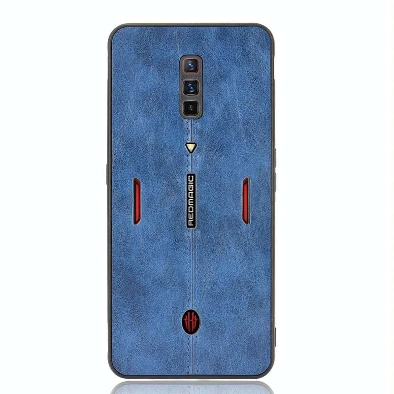 For ZTE nubia Red Magic 6/Red Magic 6 Pro Shockproof Sewing Cow Pattern Skin PC + PU + TPU Case(B...