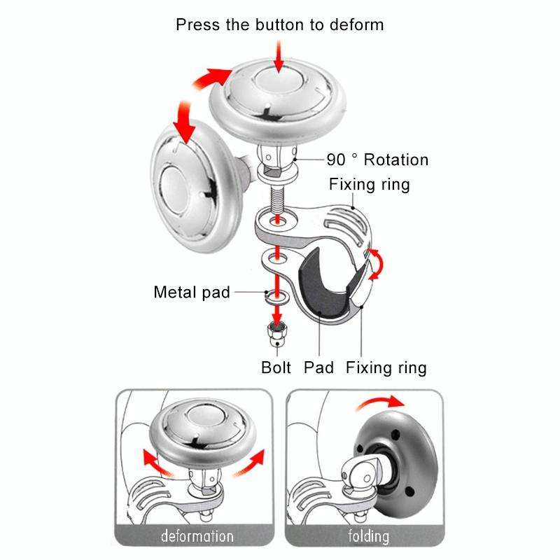 YI-71 Car Steering Wheel Booster Ball Car Power Handle (Black)