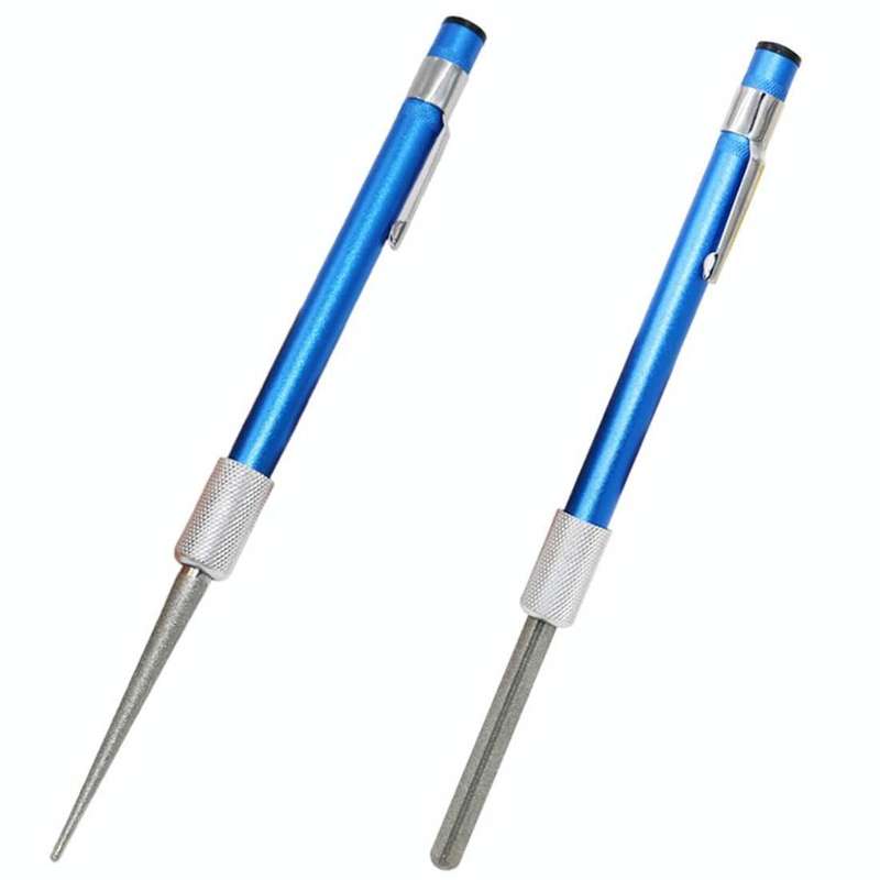 Diamond Carbon Steel Knife Fishhook Sharpener Portable Kitchen Accessories Multi Purpose Sharpene...