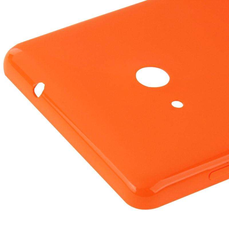 Smooth Surface Plastic Back Housing Cover  for Microsoft Lumia 535(Orange)