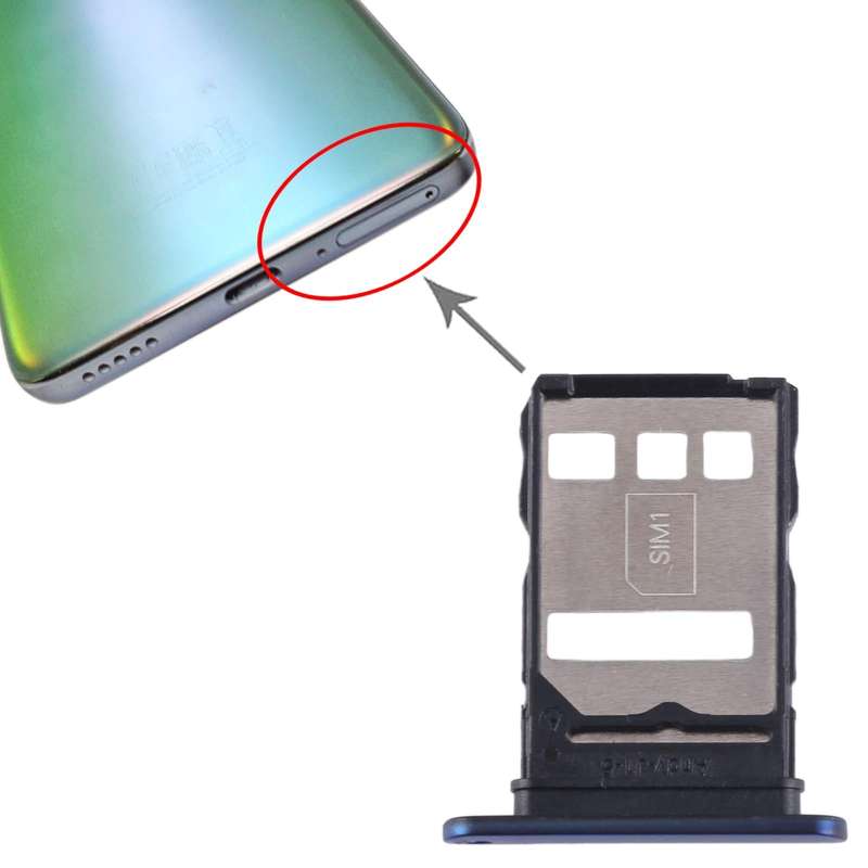 For Honor X9 SIM Card Tray (Blue)