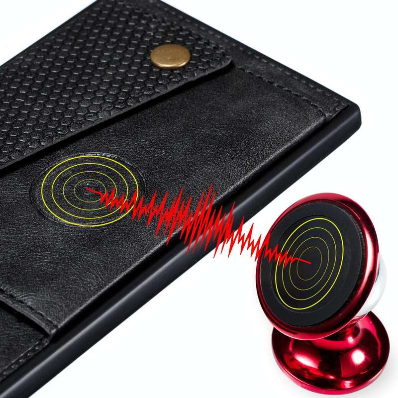 For OPPO A74 4G Double Buckle PU + TPU Shockproof Magnetic Protective Case with Card Slot & Holde...