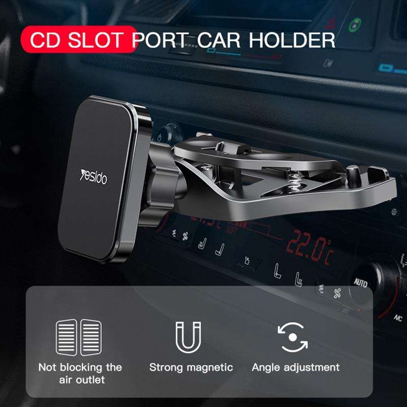 Yesido C92 Car CD Port Magsafe Magnetic Phone Holder(Black)