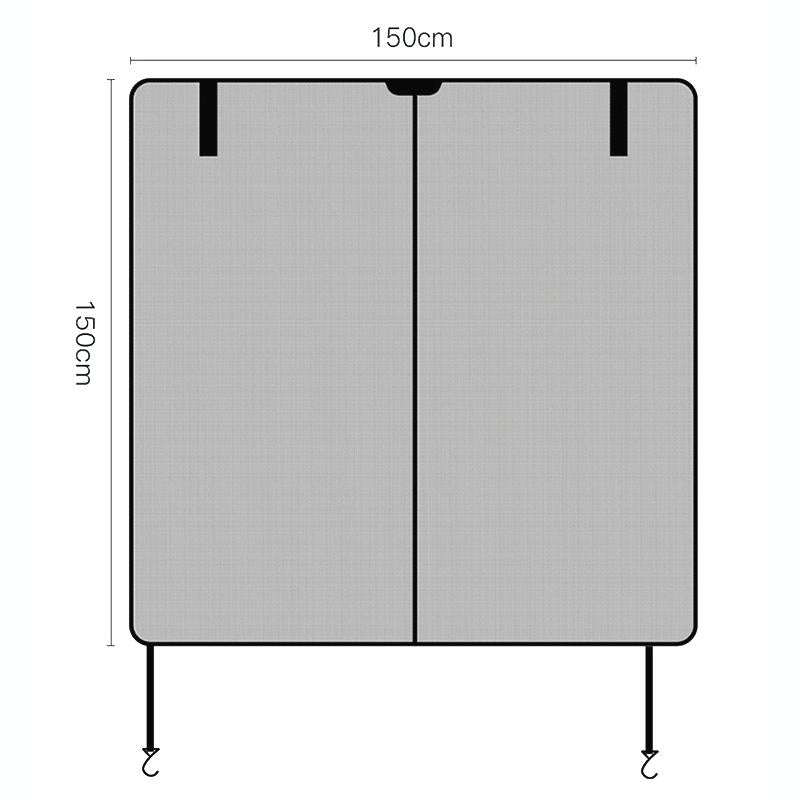 Car Tailgate Magnetic Anti-mosquito Sunshade Screen