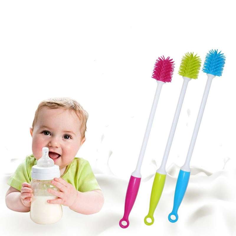 Bottle Cleaning Brush Long Handle Narrow Neck Bottle Brush(Blue)
