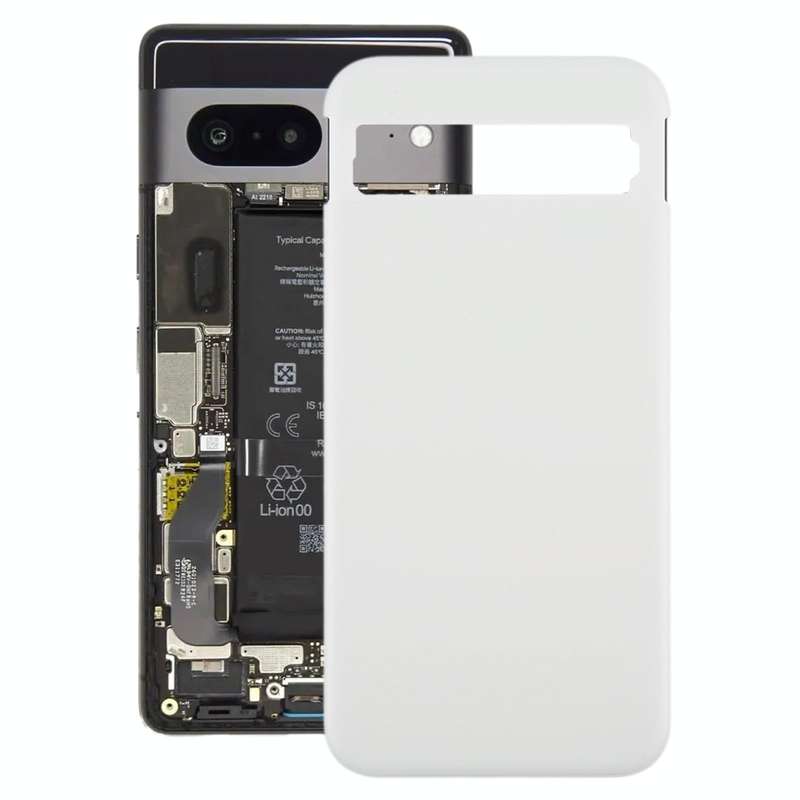 For Google Pixel 8a Original Battery Back Cover(Silver)