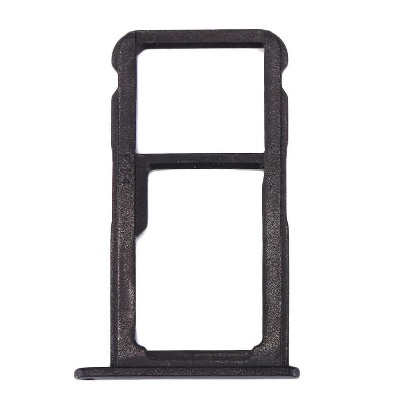 For Huawei Honor 8 Lite / P8 Lite 2017 SIM Card Tray & SIM / Micro SD Card Tray(Black)