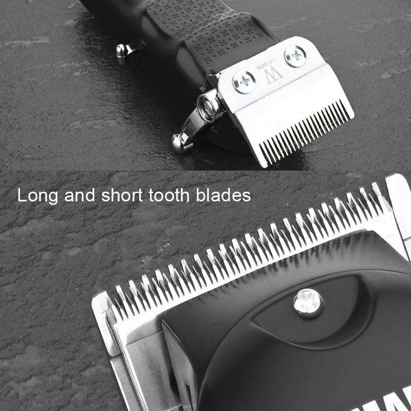 WMARK NG-103B Electric Hair Clipper Wireless LCD Display Hair Clipper(Red)