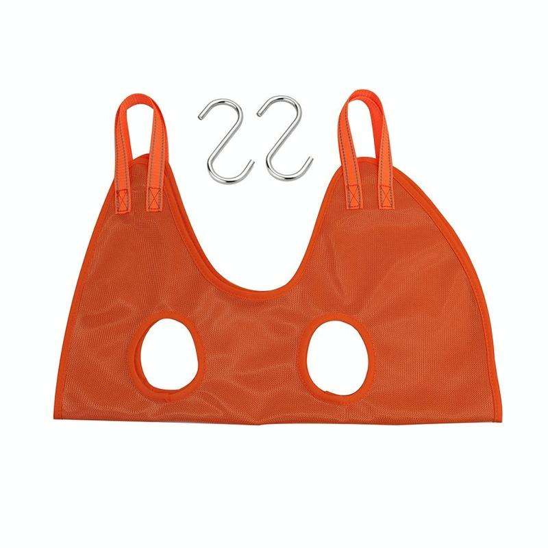 Small & Medium Pet Grooming Polyester Hanging Hammock, Size S(Orange)