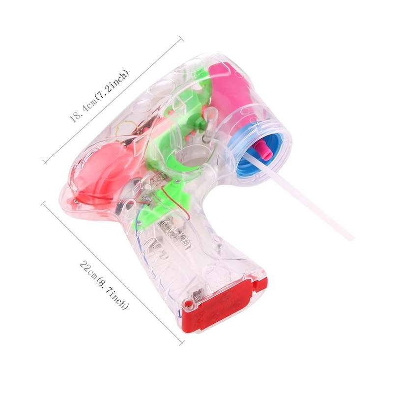 Electric Transparent Toy Bubble Gun, Bubble Liquid Not Included
