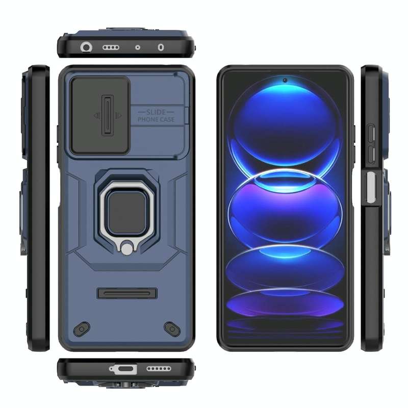 For Xiaomi Redmi Note 12 Pro+ 5G Global Sliding Camshield TPU + PC Shockproof Phone Case with Hol...
