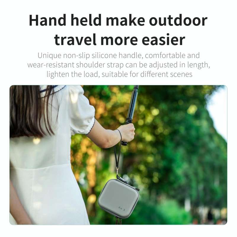 For Insta360 GO 3 / GO 3S STARTRC Portable PU Storage Box Case(Grey)
