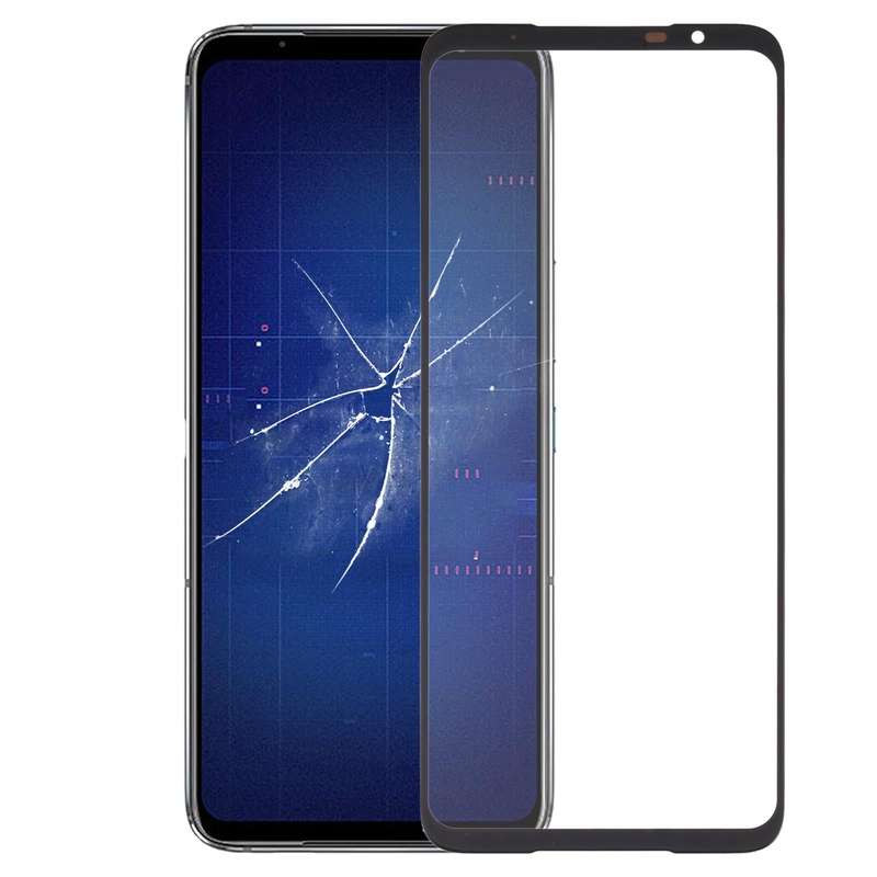 For Asus ROG Phone 6 AI2201-C AI2201-F Front Screen Outer Glass Lens with OCA Optically Clear Adh...