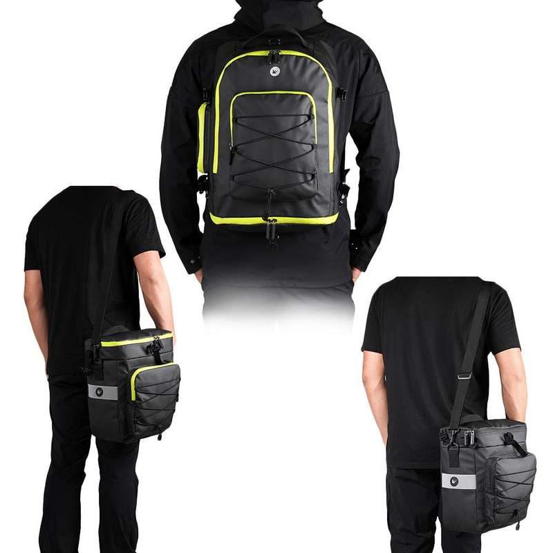 Rhinowalk Three-in-one Multifunctional Bicycle Rear Shelf Pannier Waterproof Long-distance Equipm...