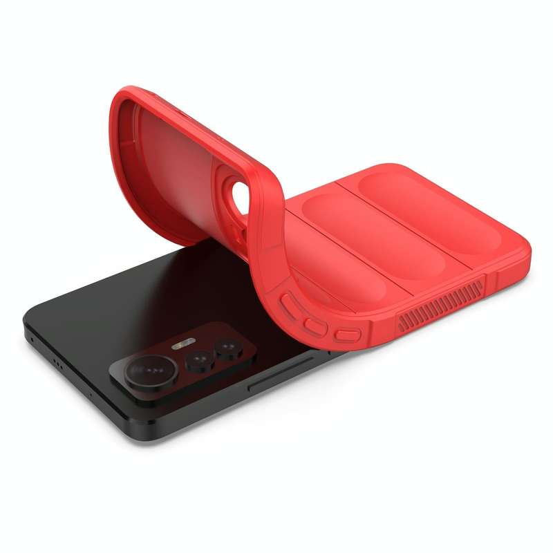 For Xiaomi 12 Lite Magic Shield TPU + Flannel Phone Case(Black)
