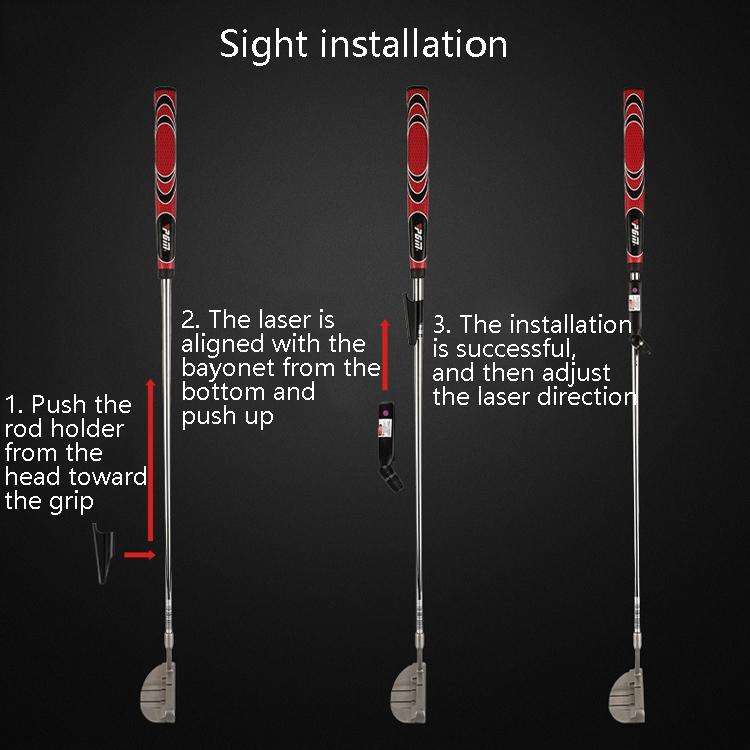 PGM Golf Putting Laser Pointer Indoor Teaching Linear Laser Putting Practice Aid