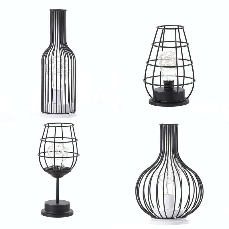 Retro Classic Iron Art LED Table Lamp Reading Lamp Night Light Bedroom Lamp Desk Lighting Home De...