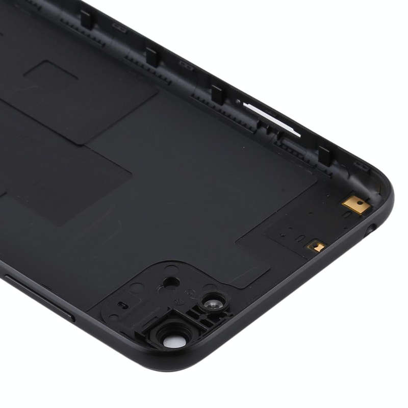 Original Battery Back Cover with Camera Lens Cover for Huawei Y5p(Black)