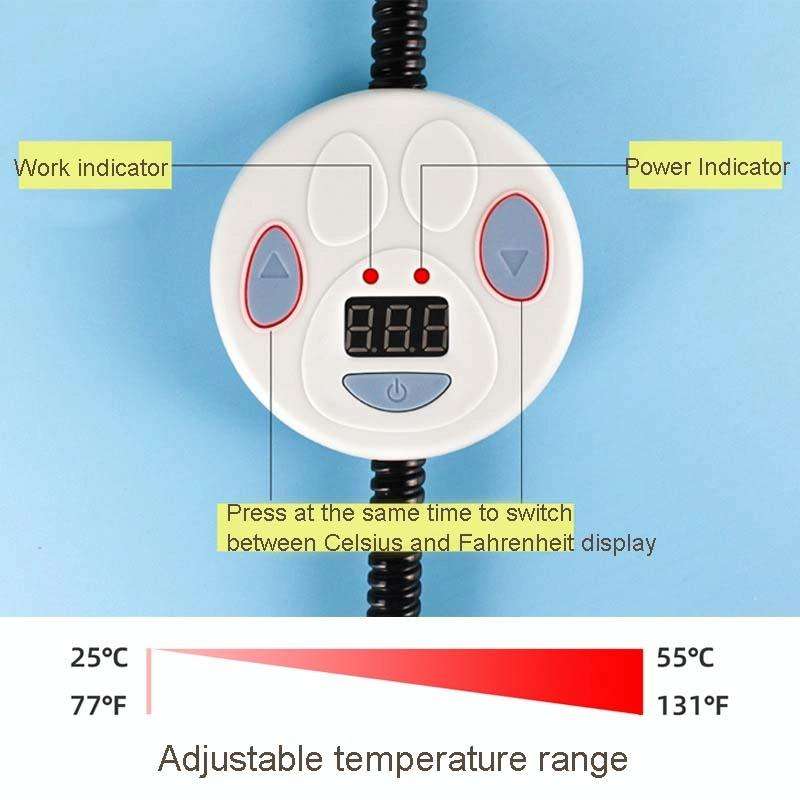 Pet Heating Pad Waterproof and Anti-Scratch Electric Blanket, Size: 60x45cm, Specification: US Plug