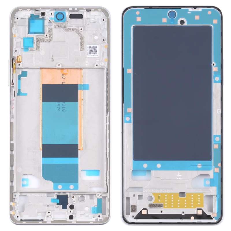Front Housing LCD Frame Bezel Plate for Xiaomi Redmi K40S / Poco F4(Silver)