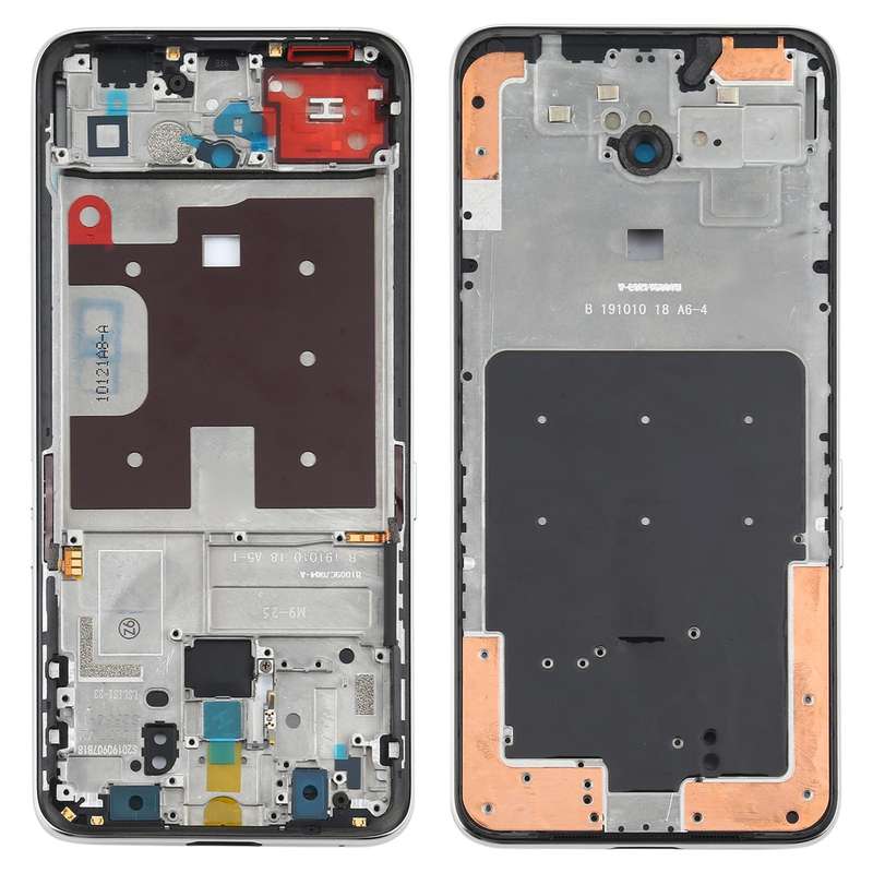 For OPPO Reno2 Z/Reno2 F PCKM70 PCKT00 CPH1945 CPH1951 CPH1989 Front Housing LCD Frame Bezel Plat...