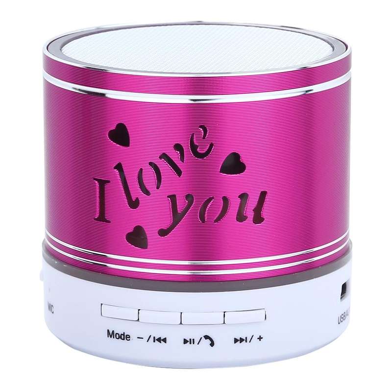 A9L Mini Portable Bluetooth Stereo Speaker with RGB LED Light, Built-in MIC, Support Hands-free C...